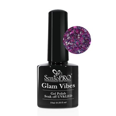Oja Semipermanenta Glam Vibes SensoPRO 10 ml Mahogany Princess #010