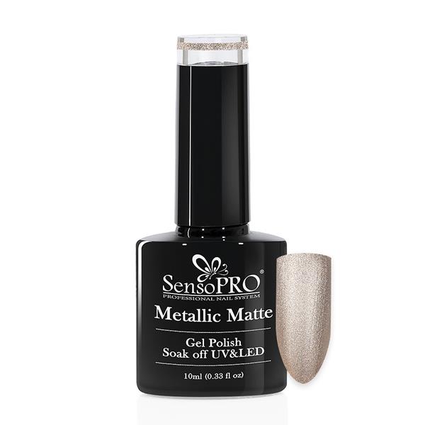 Oja Semipermanenta Metallic Matte SensoPRO 10ml, Sweet Amber #011