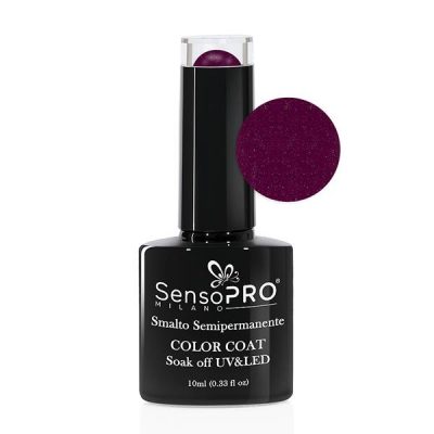 Oja Semipermanenta SensoPRO 10ml culoare Indigo - 075 Pearly Orchid