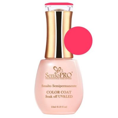 Oja Semipermanenta SensoPRO 15ml culoare Corai - 016 Hot Fuchsia