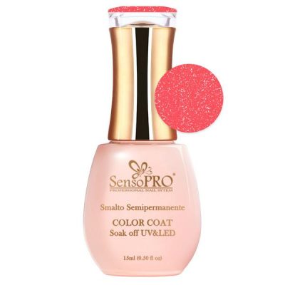 Oja Semipermanenta SensoPRO 15ml culoare Corai - 026 JuicyPeach
