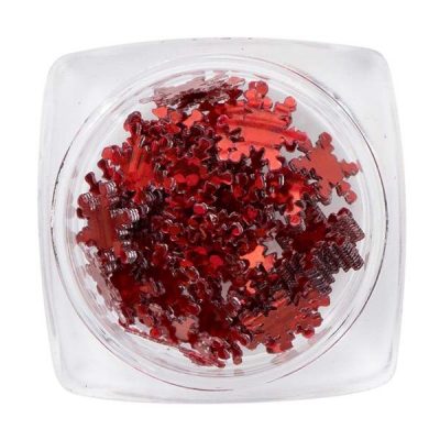 Paiete Unghii Model Stelute Rosii