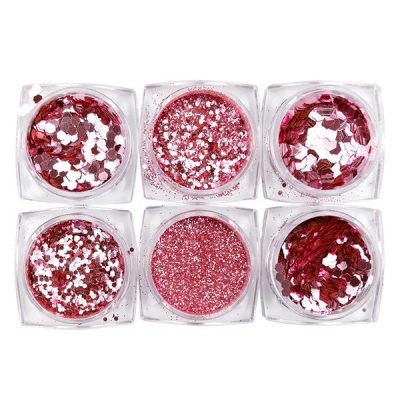 Paiete unghii Twinkle - set 6 bucati