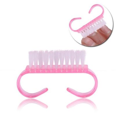 Perie Praf Unghii Culoarea Roz - Pink