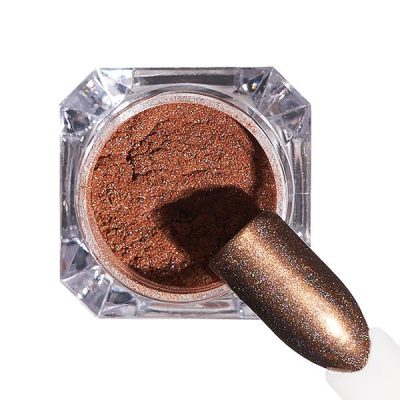 Pigment unghii Holografic #100 cu aplicator - LUXORISE