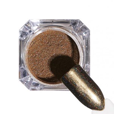 Pigment unghii Holografic #45 cu aplicator - LUXORISE