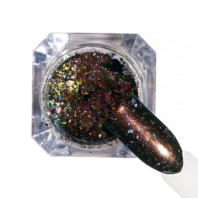 Pigment unghii Ice Effect #24 cu aplicator - LUXORISE