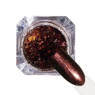 Pigment unghii Ice Effect #68 cu aplicator - LUXORISE