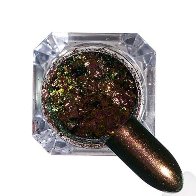 Pigment unghii Ice Effect #75 cu aplicator - LUXORISE