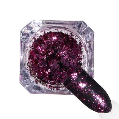 Pigment unghii Ice Effect #80 cu aplicator - LUXORISE