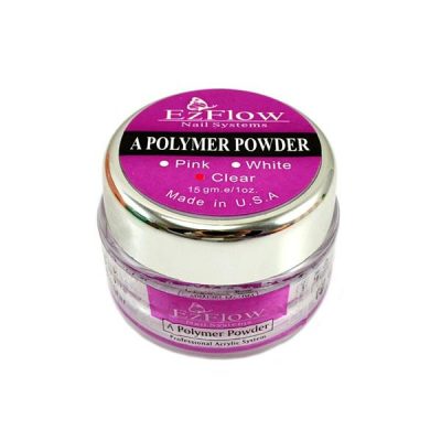 Pudra Acrilica EzFlow Clear - Transparenta - 30g