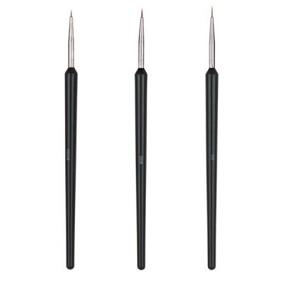 Set 3 Pensule Manichiura Unghii False - Classy Black