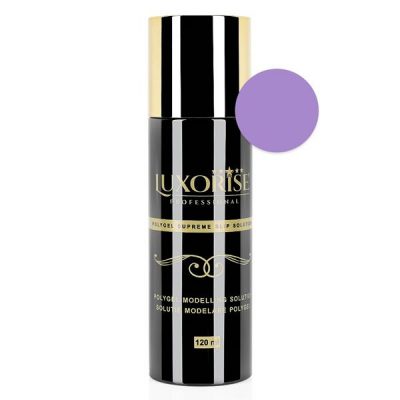 Solutie modelare Polygel LUXORISE, Lavender 120ml
