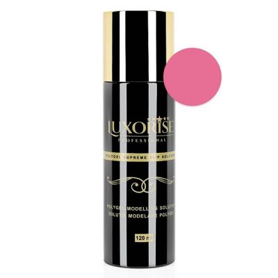 Solutie modelare Polygel LUXORISE, Strawberry 120ml