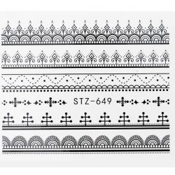 Tatuaj unghii STZ-649 lace