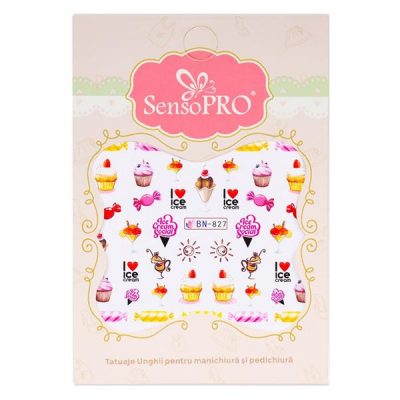 Tatuaj unghii SensoPRO Summer Challenge BN-827