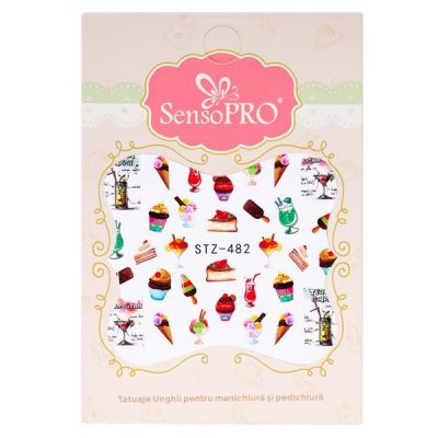 Tatuaj unghii SensoPRO Summer Challenge STZ-482