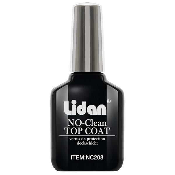 Top Coat Gel UV Profesional Lidan fara degresare, 18 ml