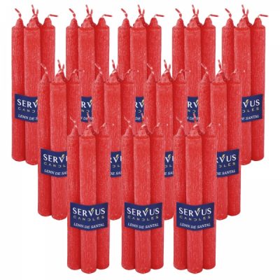 Bax 48 Lumanari Parfumate Lemn de Santal 2,2 22cm