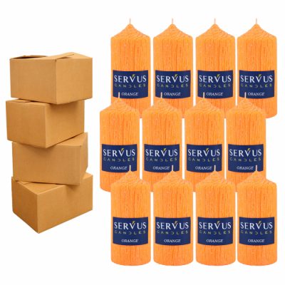 48 Lumanari Parfumate Orange cilindru 13cm
