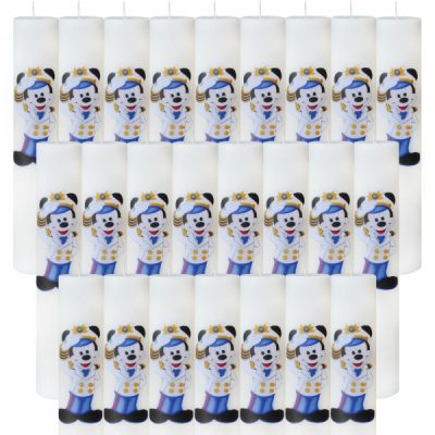 Bax 24 Lumanari Botez Marinarul Mickey H35cm D5,5cm