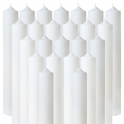 Bax 24 Lumanari Botez H40cm D4,5cm