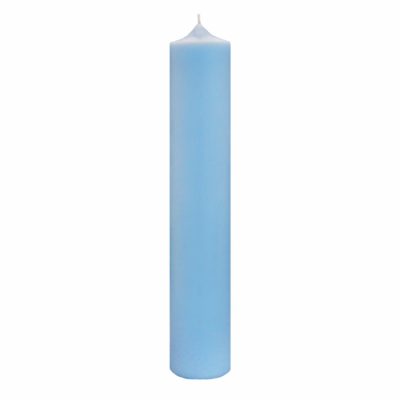 Lumanare Botez Albastra H40cm D5,5cm