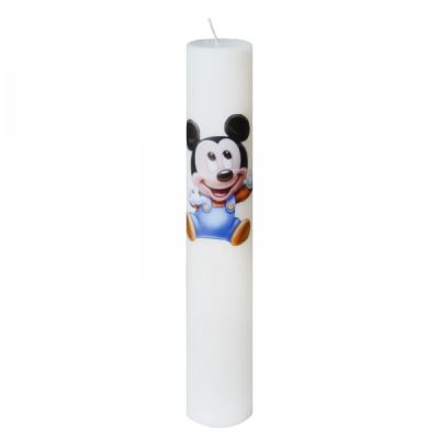 Lumanare Botez Baby Mickey H35cm D4,5cm