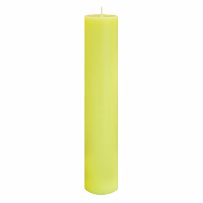 Lumanare Botez Galbena H35cm D5,5 cm