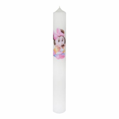 Lumanare Botez Baby Minnie H35cm D4,5cm