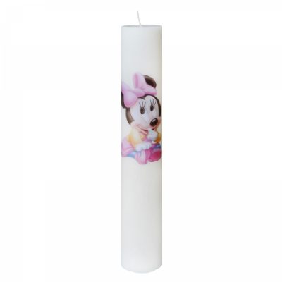 Lumanare Botez Baby Minnie H30cm D7cm