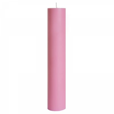 Lumanare Botez Roz H35cm D5,5cm