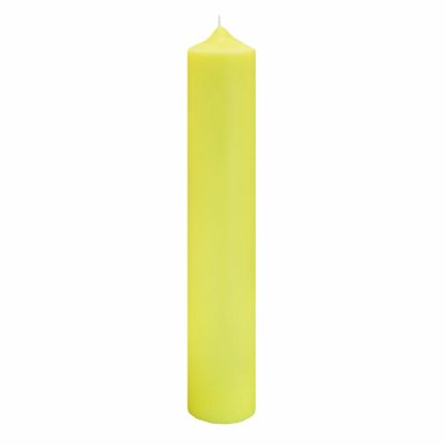 Lumanare Botez Galbena H35cm D5,5cm