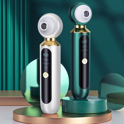Dispozitiv Ultrasonic Pentru Indepartarea Impuritatilor Faciale si al Punctelor Negre, Verde