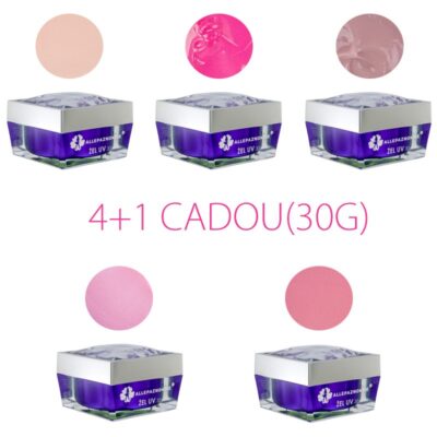 Kit Geluri ALLEPAZNOKCIE 4+1 Cadou 30ml