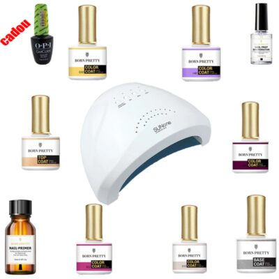 Kit Oja Semipermananeta Born Pretty + 1 Oja OPI Cadou