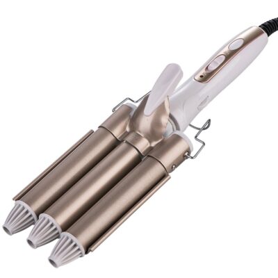 Ondulator Electric Profesional Cu 3 Elemente Ceramice Pentru Bucle Lejere 98W