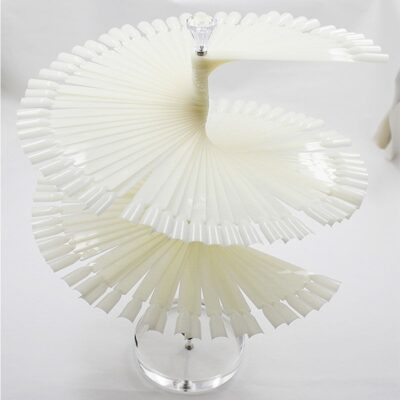PALETAR UNGHII SPIRALA 120 BUC SUPORT TRANSPARENT