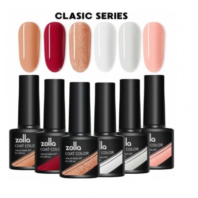 Set 6 Oje Semipermanente Zolla 8ml - Clasic Series