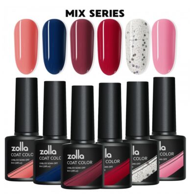 Set 6 Oje Semipermanente Zolla 8ml - Mix Series
