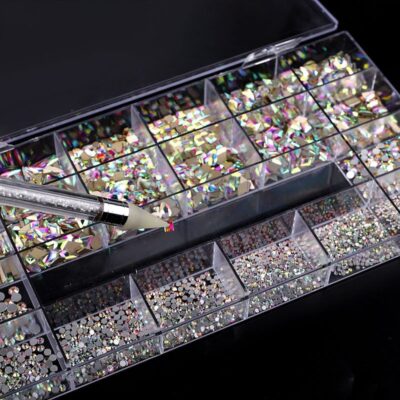 Set Cristale Accesorii Nailart