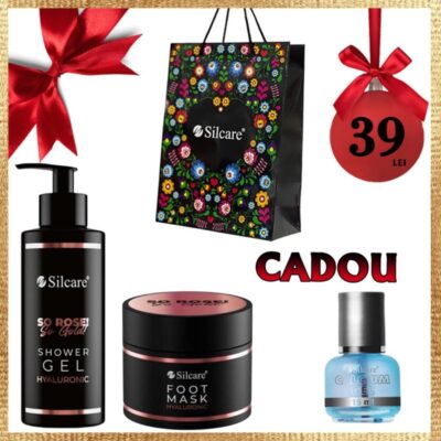 SET MASCA PENTRU PICIOARE SI SHOWER GEL SILCARE & CADOU TRATAMENT UNGHII SI PUNGA SILCARE